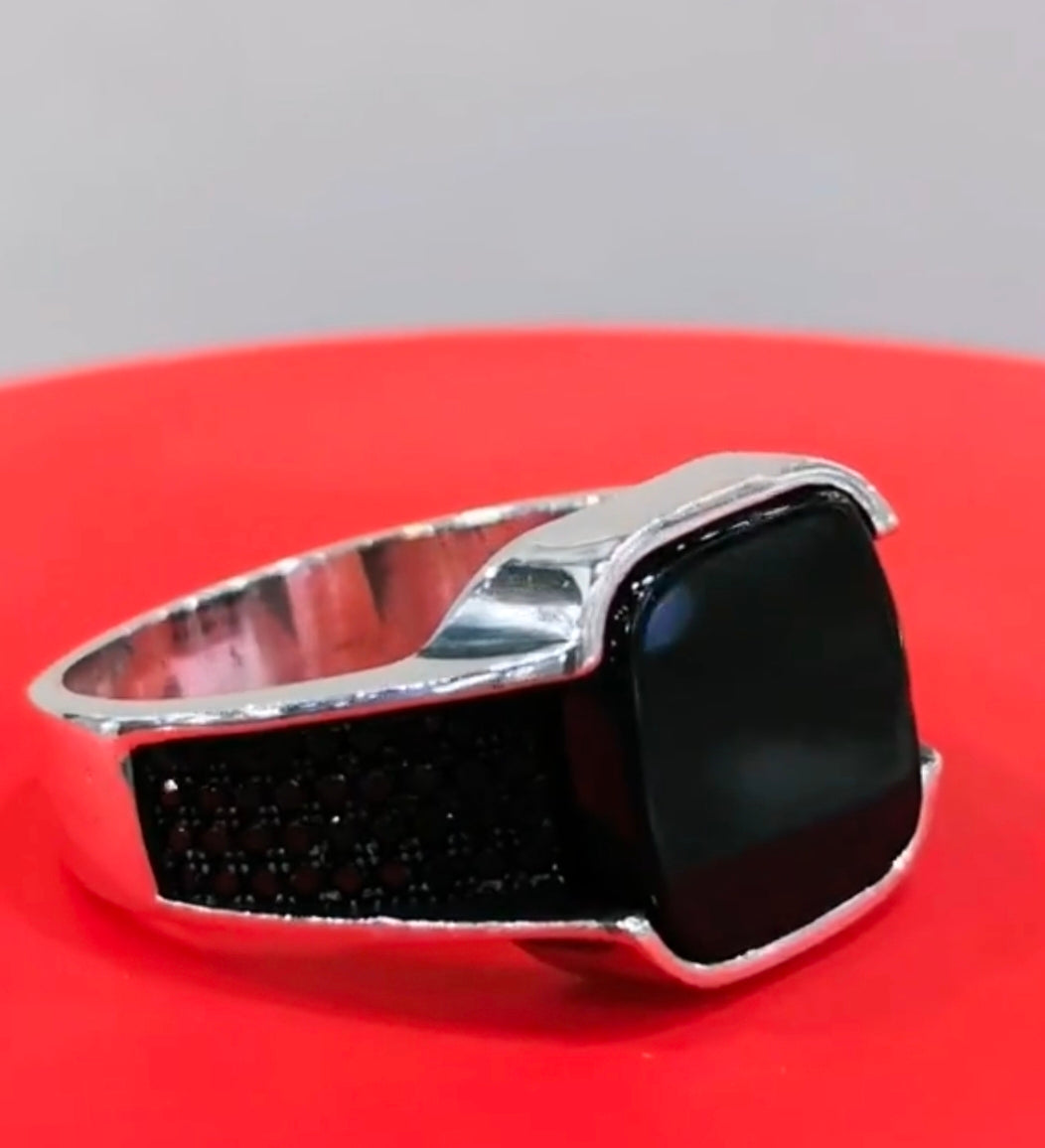 Mens Turkish 925 Silver Ring