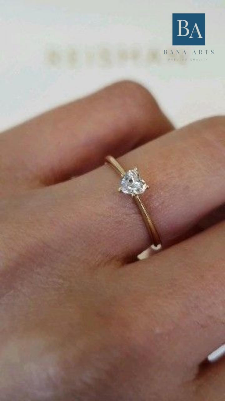 Ring - Heart Shaped Diamond