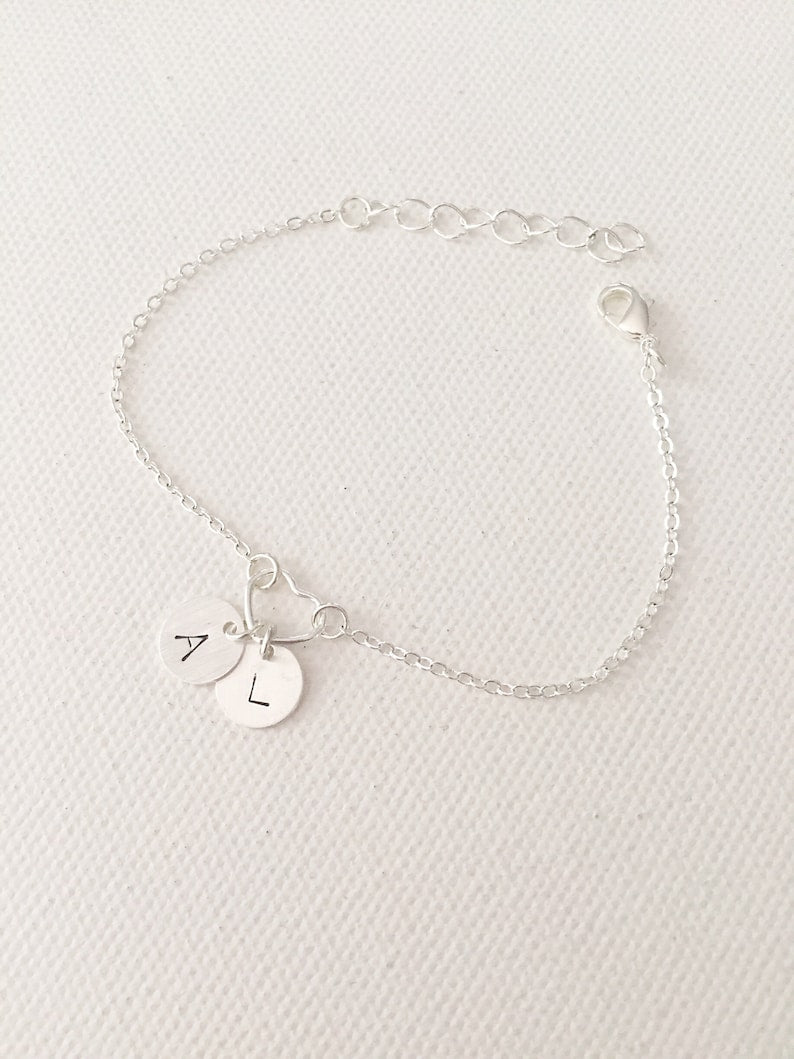 Sterling Silver bracelet, personalised gift